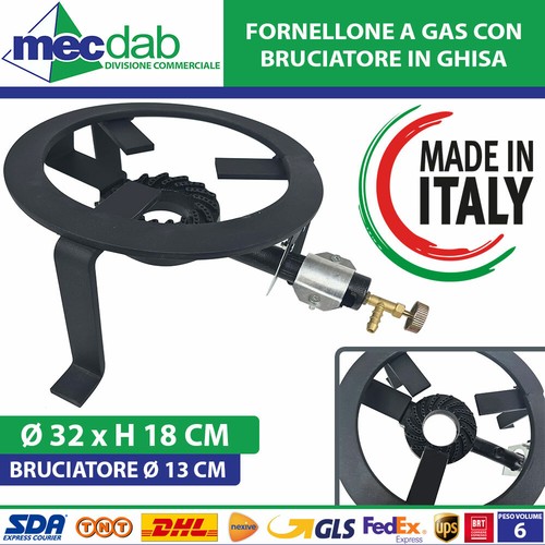 Fornellone gas piedi - fornellone, tondo