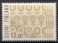 Finlandia 1985 Folklore Arte Tessitura Artigianato Tulipano Damasco MNH