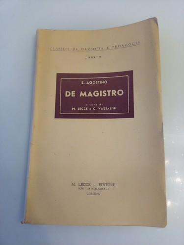 Magistro sant agostino - de, sant'agostino
