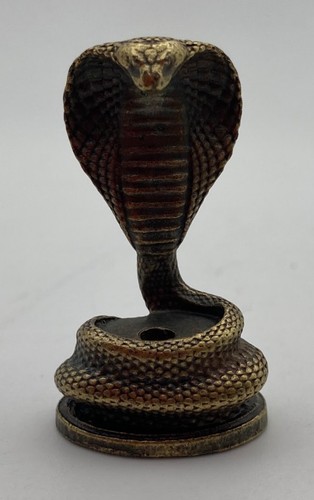 Porta incenso cobra ottone - incenso,