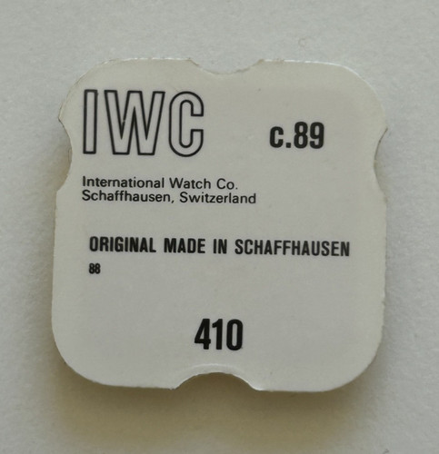 Iwc feriglie per - c, 89
