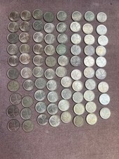 lotto di 80 monete italiane da 20 lire dal 1970 al 1991