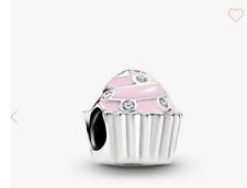 "PANDORA" CHARM CUPCAKE ROSA