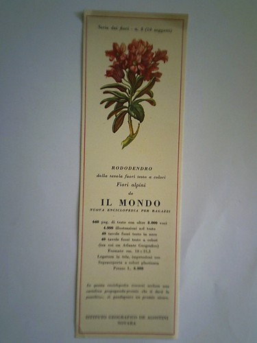 Segnalibro enciclopedia dei - "enciclopedia,
