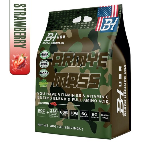 Armye mass gainer 4kg 8kg - gainer, 4kg/8kg