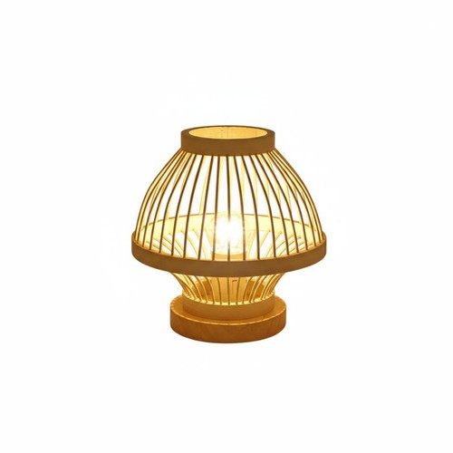 Lampada tavolo bambù - tavolo, in
