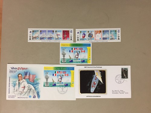 Yachting america cup due fdc - due,