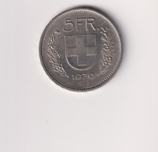 Svizzera 5 Franchi 1970 MONETA