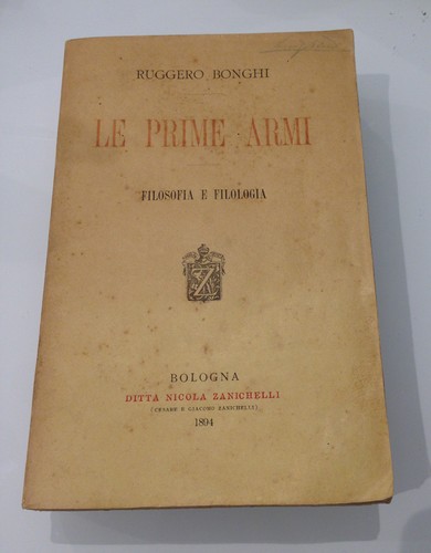 Libro prime armi filosofia - libro,