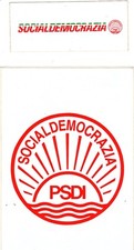 Due adesivi simbolo PARTITO