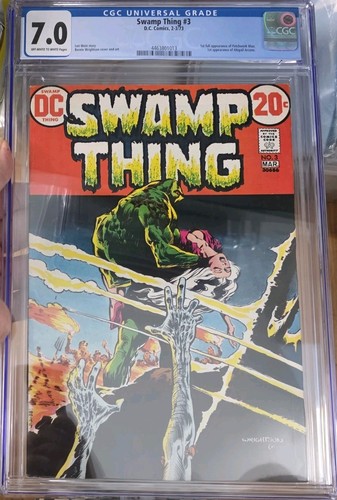 Swamp thing cgc 0 1 - #3, 7.0