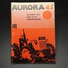 Istruzioni per l'uso e la manutenzione trattori Same Aurora 45, 1978. Buono