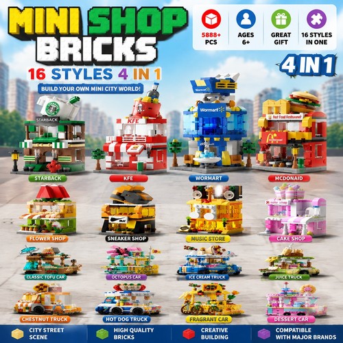 Lebrother mini street stores - mini,