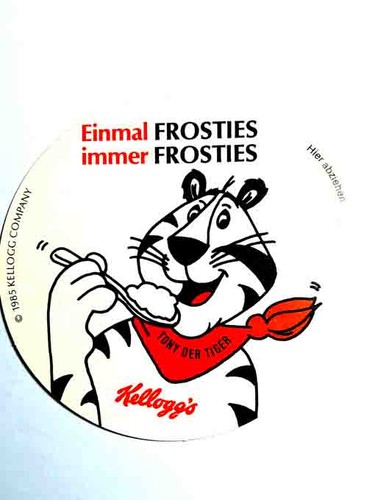 Adesivo frosties kellog - adesivo, kellog's