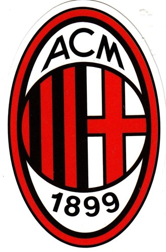 Autocollant football ac - autocollant,