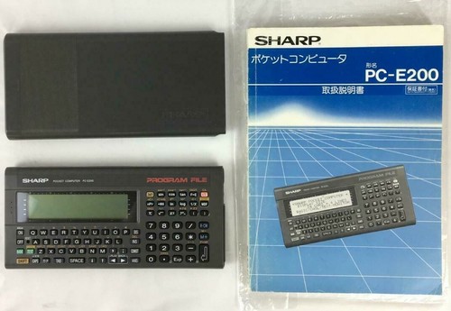 Sharp pocket computer - computer, pc-e200