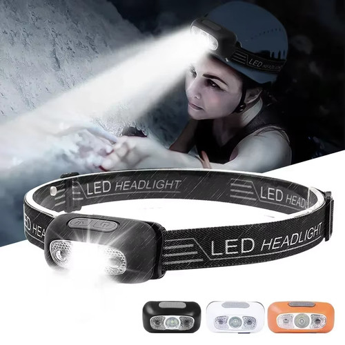 Torcia frontale led - led, usb