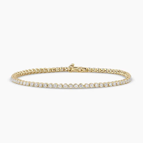 Bracciale tennis incastonato - bracciale,