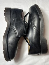 Dr. Martens Made in England Black Leather Shoe Size EU 38 UK 5 Black Shoes