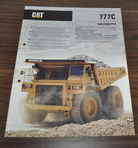 Brochure caterpillar 777c - brochure,