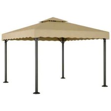 vidaXL Gazebo Tortora 3x3 m