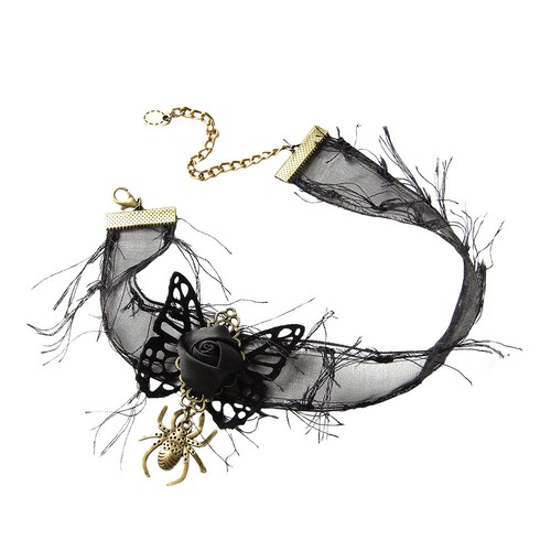 1pz collana ciondolo ragno - collana,