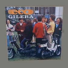 Motocicli Gilera Eco Depliant D'epoca Originale Italia 