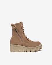 Anfibi Nero Giardini Donna In Pelle Scamosciata I514911D Mou