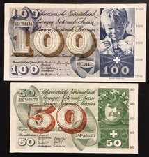 svizzera 100 francs franken