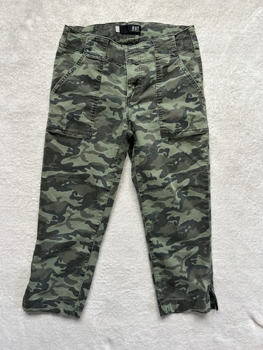 Pantalone cargo mimetico verde