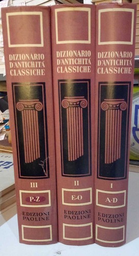 Dizionario antichità - dizionario, d'antichità
