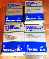 MANUALE DI INGEGNERIA CIVILE 4 VOLUMI (ZANICHELLI / ESAC)