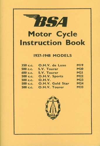 Manuale moto bsa gold - bsa, star