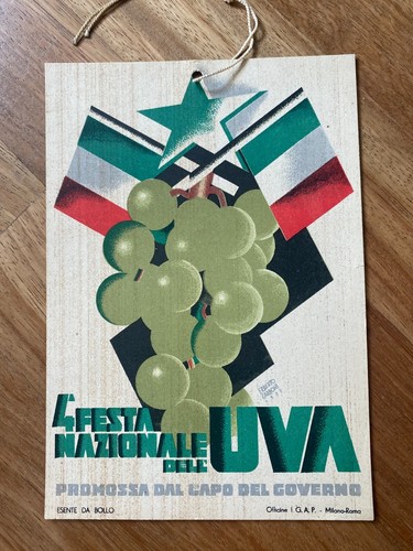Locandina vintage 1933 festa - locandina,,