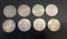 Lotto 8 Monete 50 Franchi