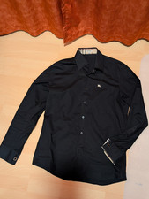 Camicia uomo Burberry nera con