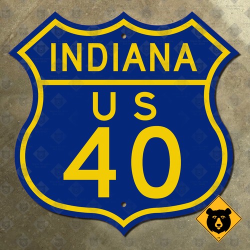 Indiana route 40 - route,