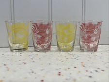 4 Shot Glasses In A 60s-70s