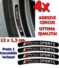 4 ADESIVI FIAT 500L SPORT
