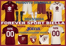 MAGLIA o COMPLETO FC TORINO JOMA PERSONALIZZATO o NEUTRO HOME & AWAY 2023/2024