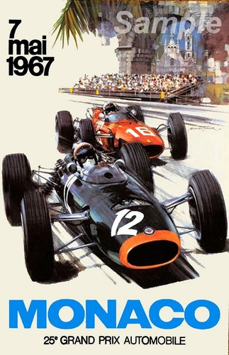 Stampa poster vintage 1967 - poster,