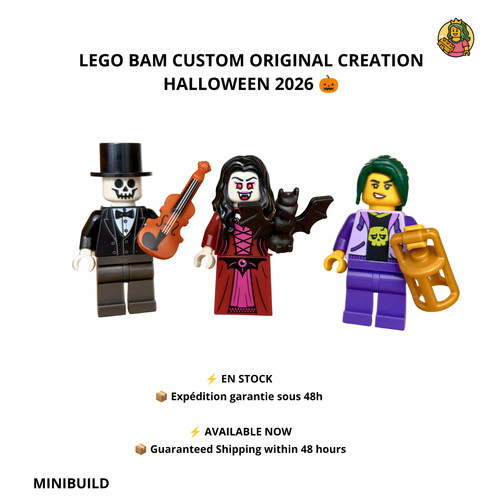 Lego minifigures bam - lego, custom