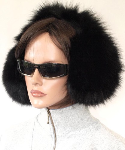 Cuffie pelliccia volpe - in,