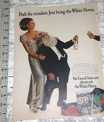 1966 white horse scotch stampa - 1966,