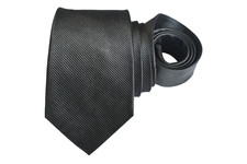 CRAVATTA UOMO BRUNO PIATTELLI NERA/RIGHE Larghezza: 3,3/9" Lunghezza: 60"