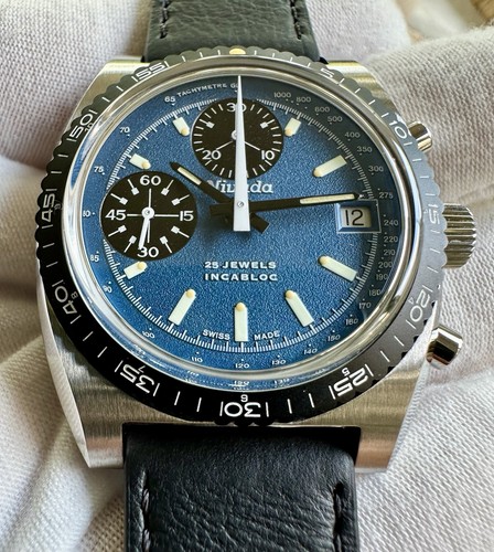 Nivada grenchen autochron blu - nivada,