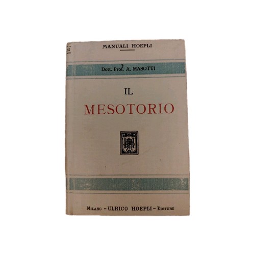 Masotti mesotorio hoepli - masotti,