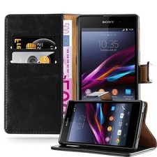Custodia per Sony Xperia Z1 Portafoglio Protettiva Magnetica Libro Cover
