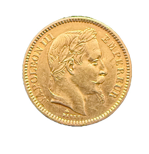 Francia 1866 oro franchi - a,