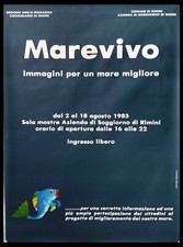 1985 * Manifesto Poster Originale "MAREVIVO, Immagini per un Mare Migliore" Ital